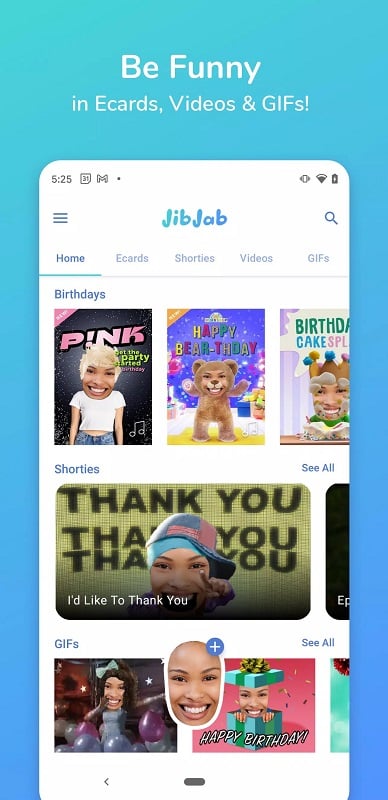 JibJab 5.24.0 (Premium unlocked)