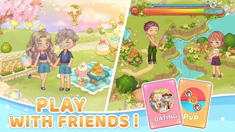 Kawaii Fishing Together 0.27.291 (Menu/Easy Fishing)