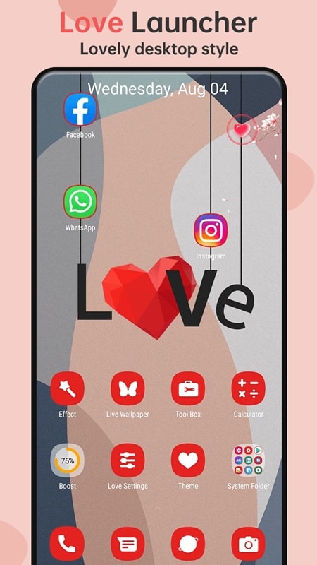 Love Launcher 4.5.3 (Premium Unlocked)