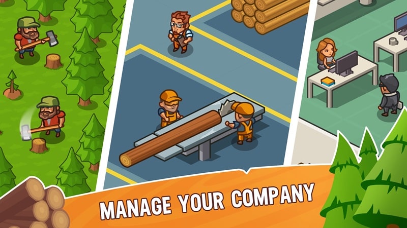 Lumber Inc Tycoon 1.0.343 (Unlimited money)