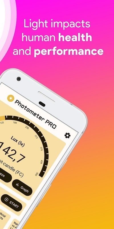 Lux Light Meter Photometer PRO 5.9.17.1 (Unlocked Premium)