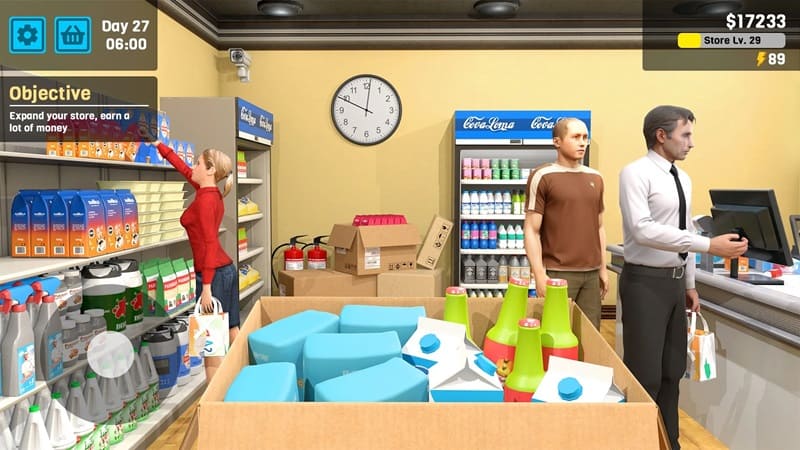 Manage Supermarket Simulator 2.7.11 (Unlimited money)