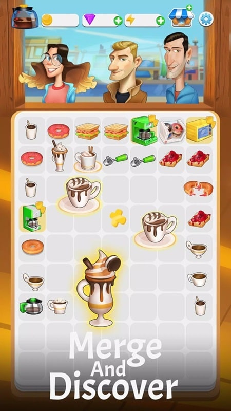 Merge Barista 0.66 (Menu/Unlimited Currency)