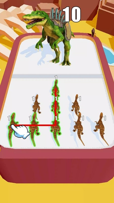 Merge Battle: 3D Dinosaur Game 1.1.3 (Menu/God mode)