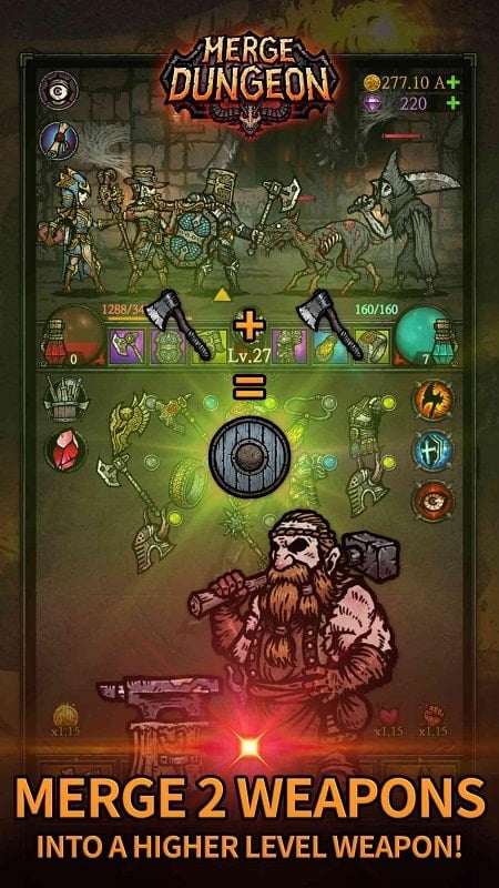 Merge Dungeon 2.9.3 (Unlimited money, resources)