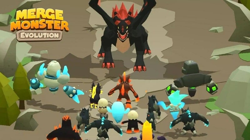 Merge Monster Evolution 1.0.85 (Menu, Damage multiplier/Max count)