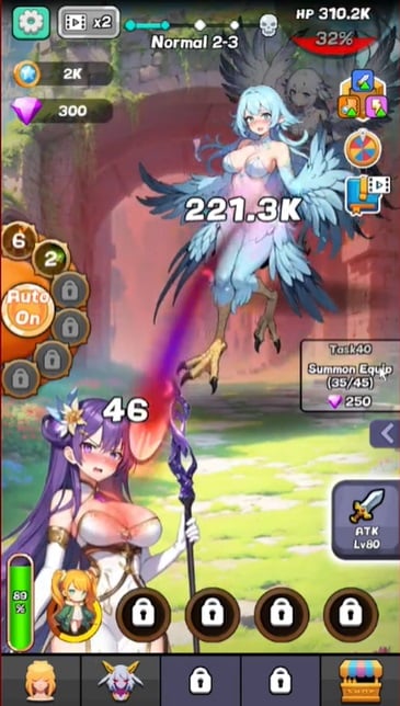 Monster Girl Legend 0.1.4 (Menu/Unlimited Money/Dumb Enemy)