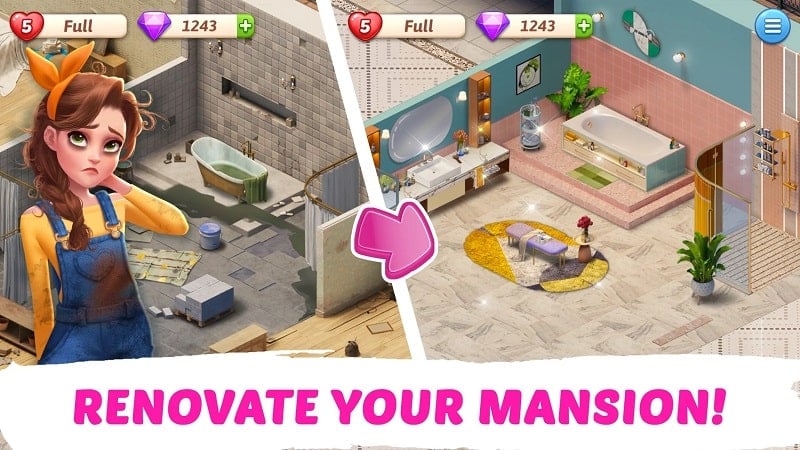 My Story – Mansion Makeover 1.106.108 (Unlimited money)