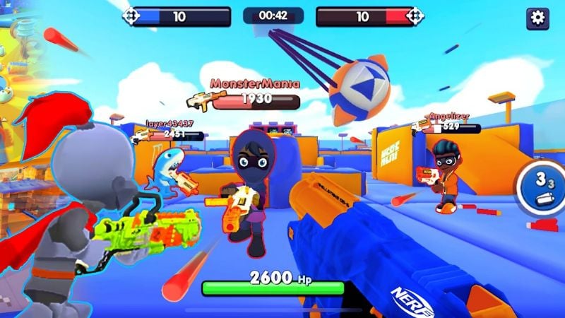 NERF: Superblast 1.14.2 (Unlimited ammo,No Reload, No recoil)