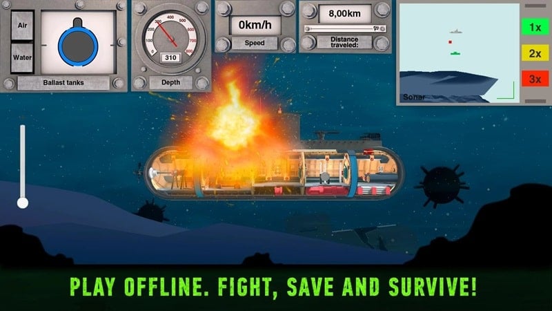 Nuclear War Submarine inc 2.19 (Unlimited Money)