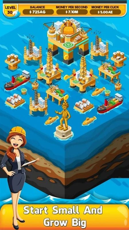 Oil Tycoon 2 3.5.1 (Menu, Free purchase)