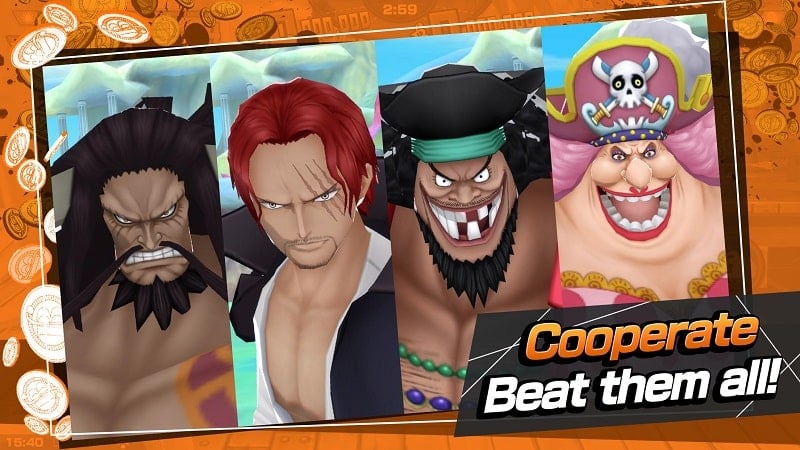 ONE PIECE Bounty Rush 75200 (Menu, Dumb enemy, No CD)