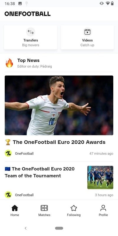 OneFootball 15.38.0 (Optimized/No ads)