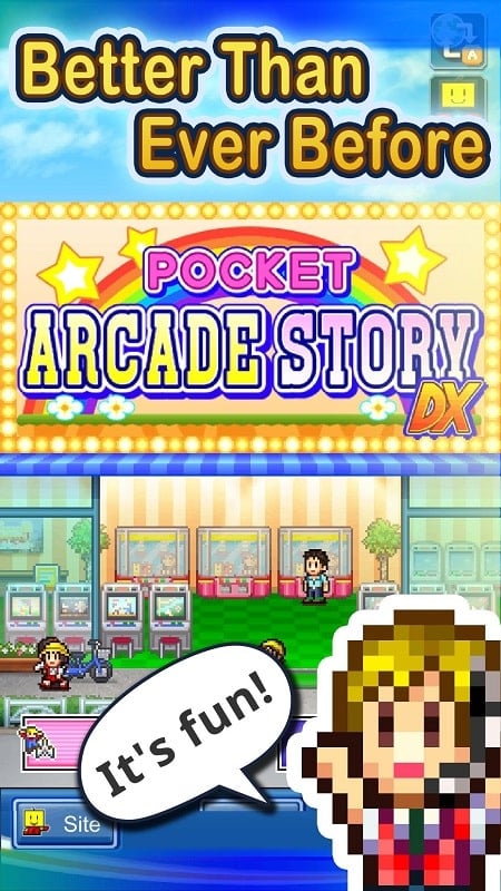 Pocket Arcade Story DX 1.1.6 (Unlimited money/Items)