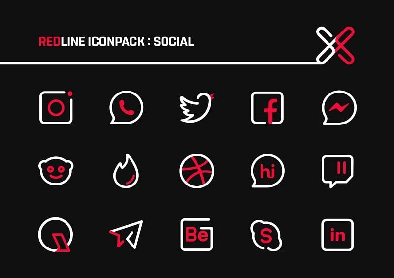 RedLine Icon Pack 5.7 (N/A)