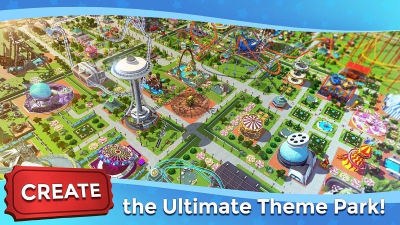 RollerCoaster Tycoon Touch 3.41.2 (Unlimited money)