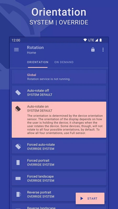 Rotation – Orientation Manager 28.3.2 (Unlocked Pro)