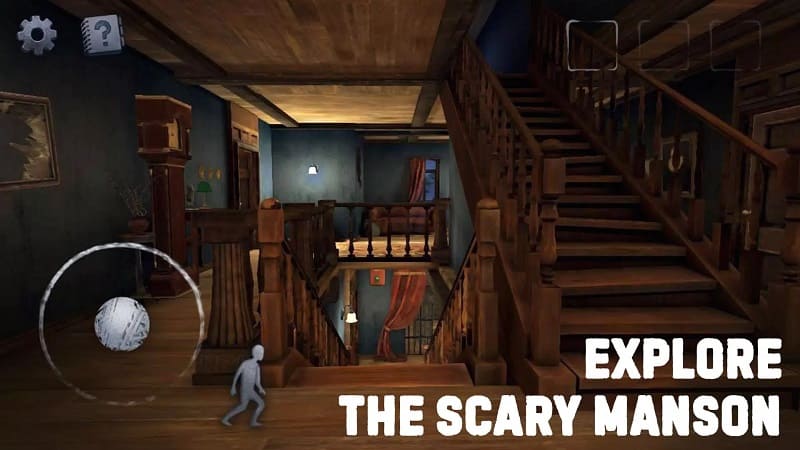 Scary Mansion 1.143 (God mode/Dumb enemy/Premium unlocked)