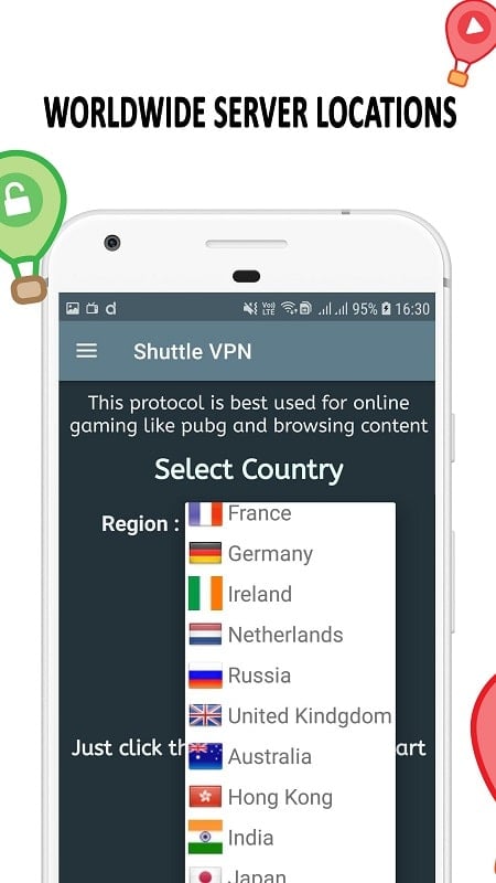 Shuttle VPN 2.1 (Unlocked Pro)