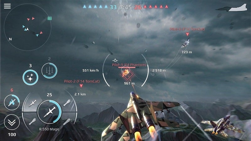 Sky Combat 8.0 (Unlimited rockets)