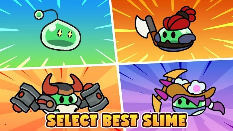 Slime Battle 1.0.169 (Menu/Unlimited money/God mode)