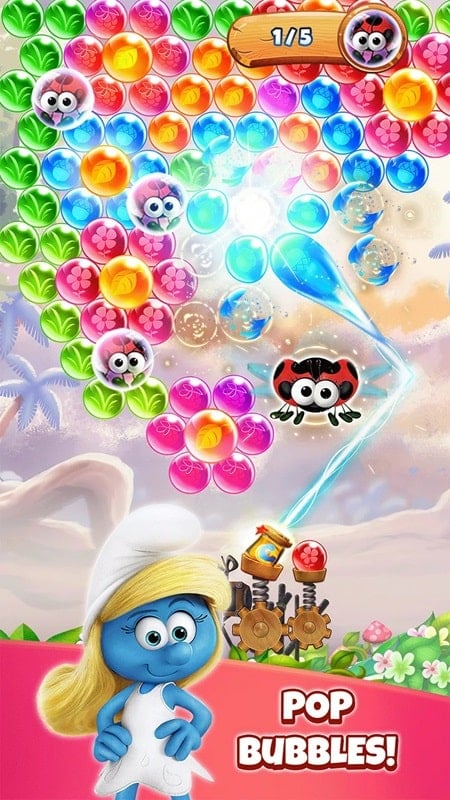 Smurfs Bubble Shooter 3.13.010002 (Auto Clear)