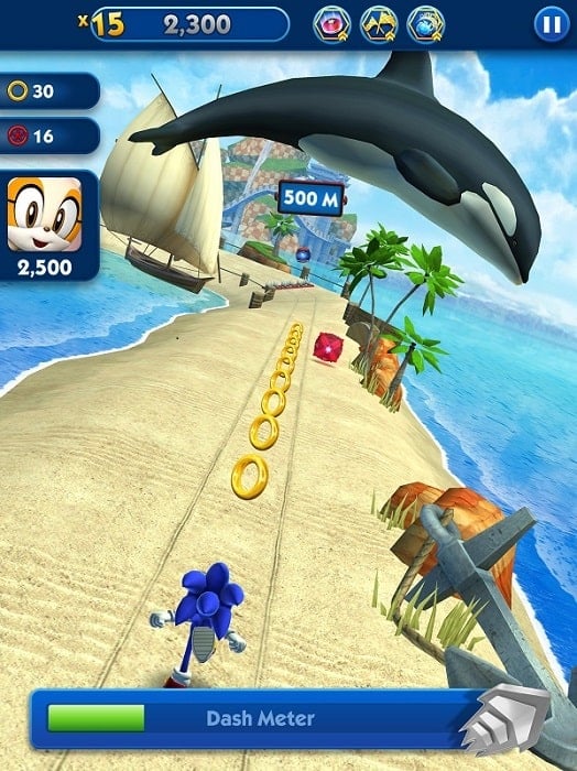 Sonic Dash 8.4.0 (Menu, Unlimited money/Stupid enemy/Unlocked characters)