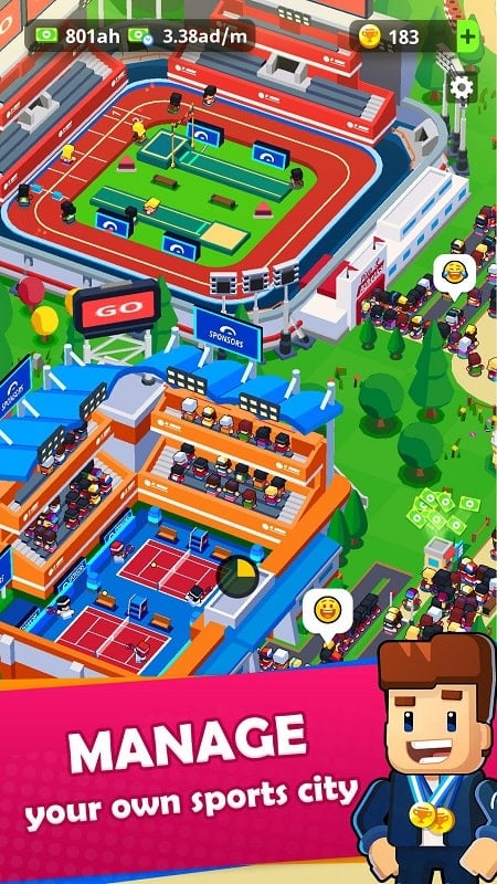 Sports City Tycoon 1.20.15 (Unlimited money)