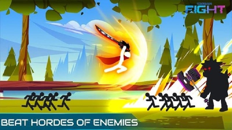 Stickman Fight Infinity 5.6 (Unlimited weapons/upgrades)