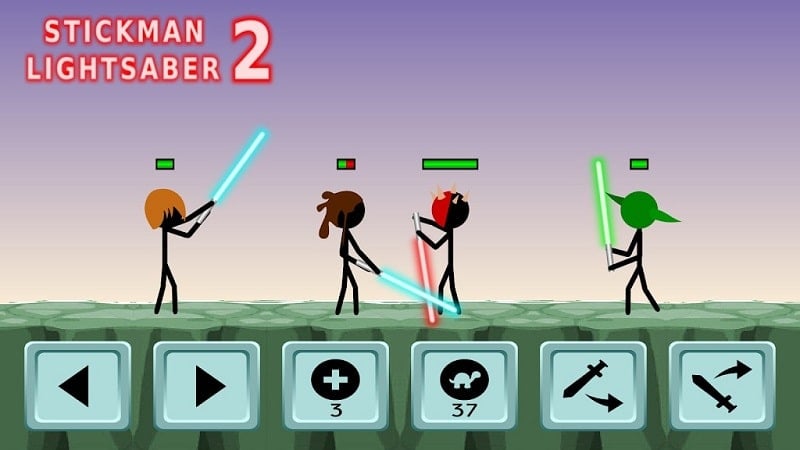 Stickman Lightsaber Warriors 2 1.0 (Unlimited Money)