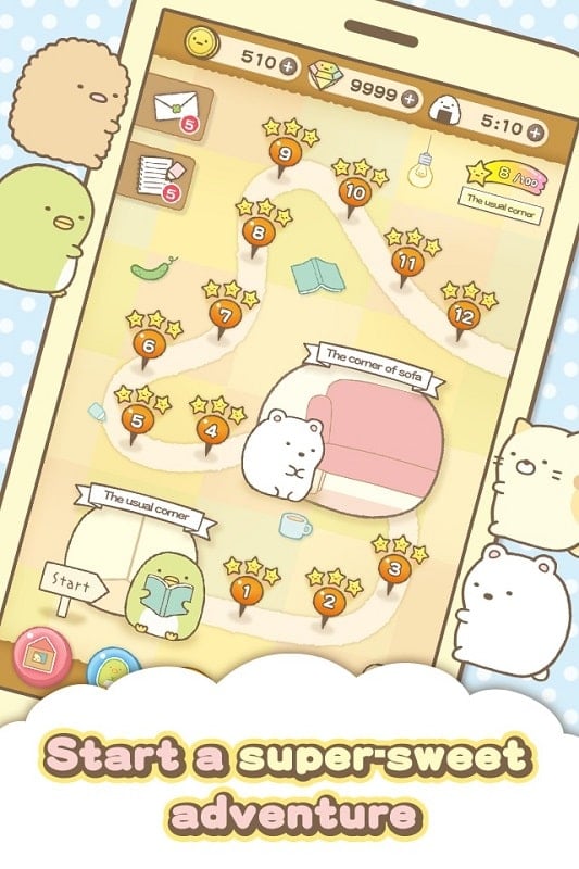 Sumikko gurashi-Puzzling Ways 2.7.7 (Unlimited money)