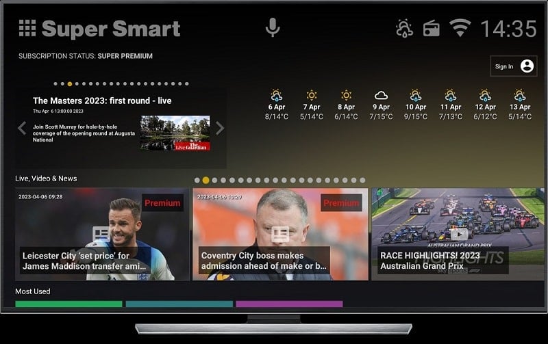 Super Smart TV Launcher 3.14.7 (Premium Unlocked)