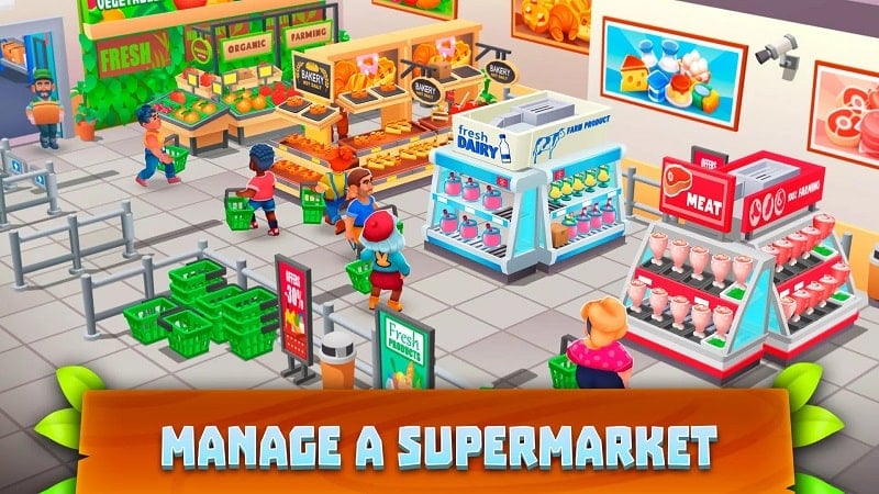 Supermarket Village 1.4.9 (Menu/Unlimited money)