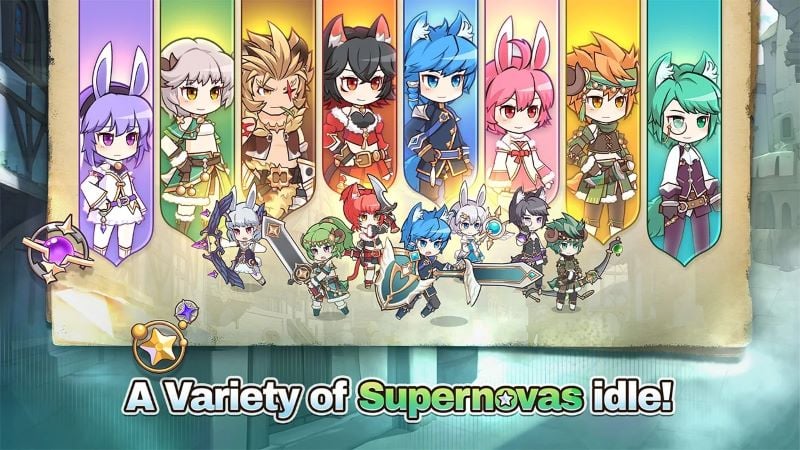 Supernova Idle 1.0.4 (Menu/God mode/Damage/Defense Multiplier)