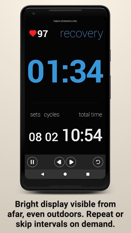 Tabata Timer and HIIT Timer 3.0.1 (Pro Unlocked)