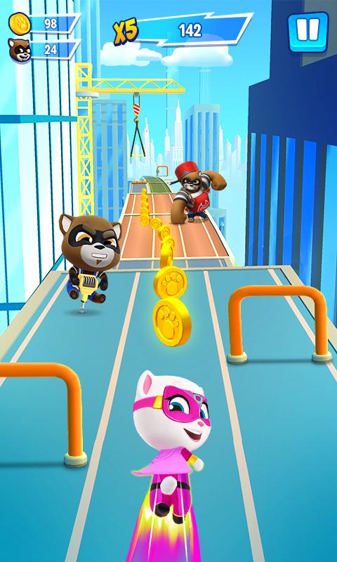 Talking Tom Hero Dash 5.0.2.7853 (Unlimited money)