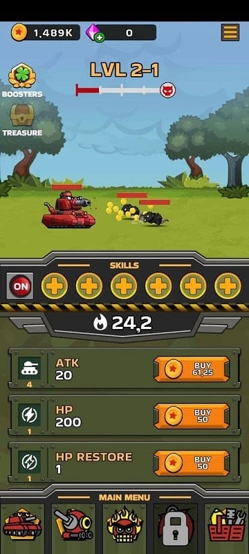 Tank Assault 0.5.11 (Menu/Damage/Defense Multiplier)