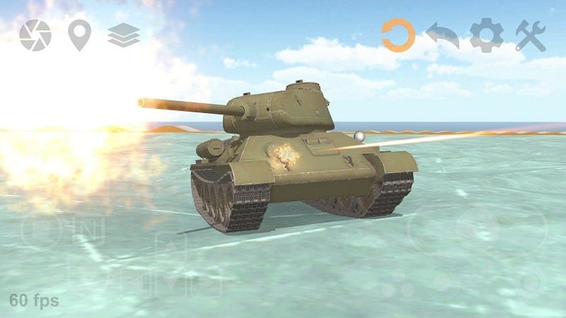 Tank Physics Mobile 5.6 (Menu, Unlimited Play Time)