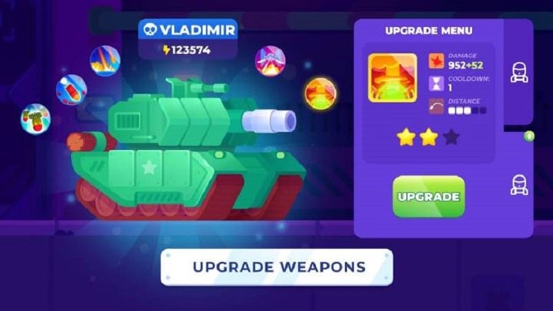 Tank Stars 2 1.0.1 (Unlimited money)