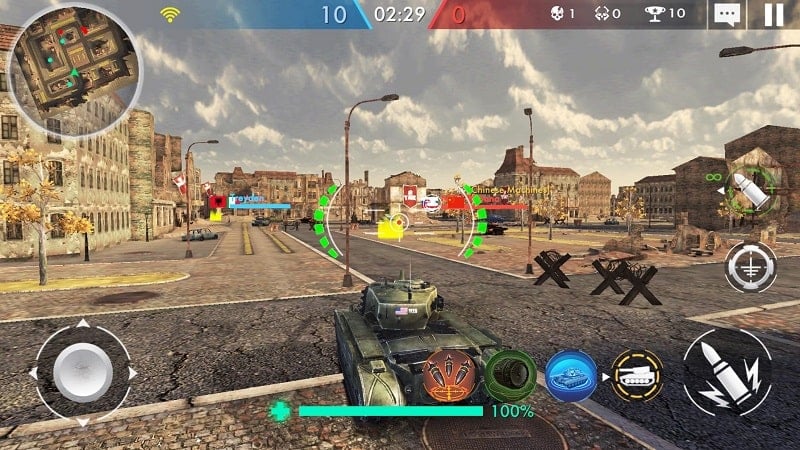 Tank Warfare: PvP Blitz Game 1.1.19 (Free reward/Hack radar)