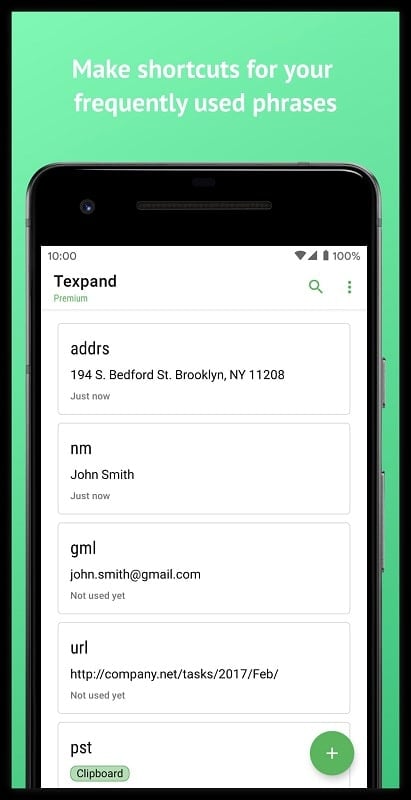 Texpand: Text Expander 2.4.2 - 052ba70 (Premium unlocked)