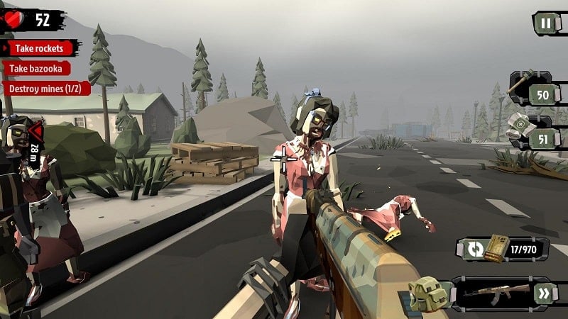 The Walking Zombie 2 3.29.0 (Menu/Unlimited money, ammo. fuel, immortality)