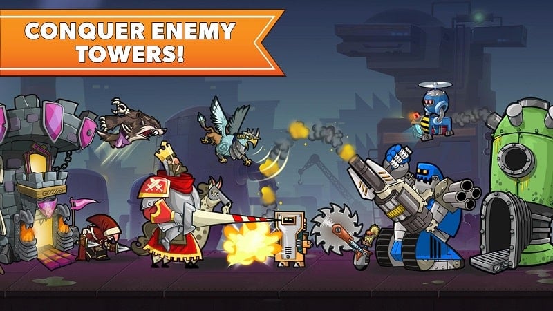 Tower Conquest 23.0.18g (Unlimited money)