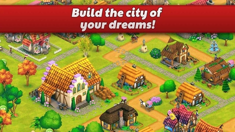 Town Village Farm Build City 1.13.2 (Unlimited money)