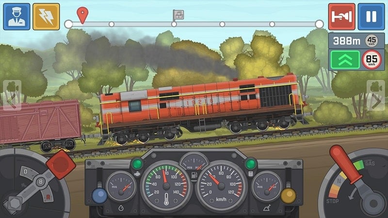 Train Simulator – 2D Railroad Game 0.5.7 (Unlimited money)