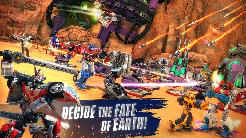 TRANSFORMERS: Earth Wars 25.0.0.1113 (Menu, God mode/Damage multipliers)