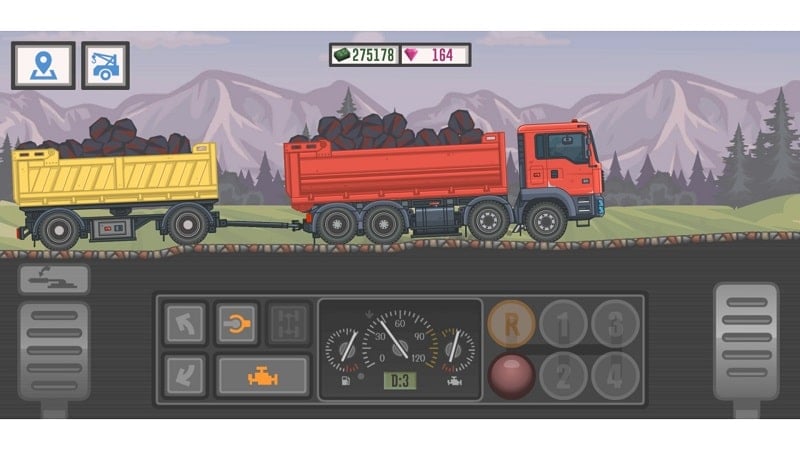 Trucker and Trucks 4.3 (Unlimited money)