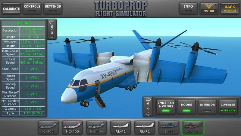 Turboprop Flight Simulator 3D 1.31.1 (Unlimited money)