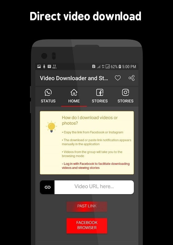 Video Downloader and Stories 9.7.5 (Unlocked Pro)