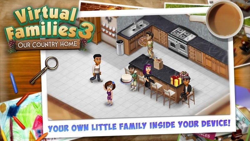 Virtual Families 3 2.2.0 (Unlimited money)